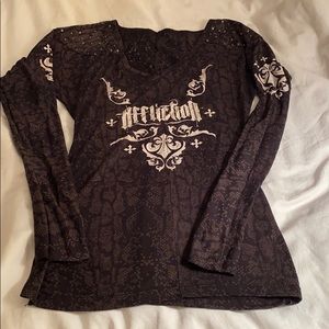 Affliction long sleeve shirt